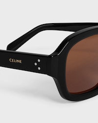 Black Frame 62 sunglasses in Acetate - BLACK -  - 2 | CELINE