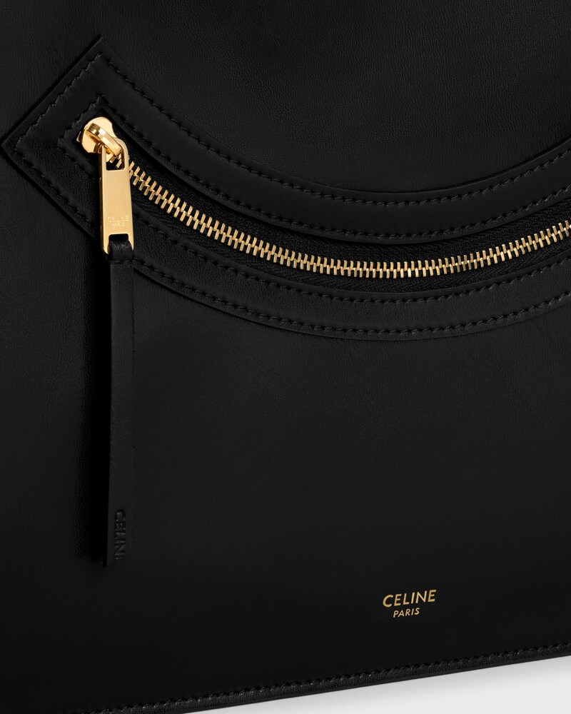 LUGGAGE PLANO DE PIEL DE BECERRO BRILLANTE - NEGRO - BOLSOS TOTE - 1 | CELINE