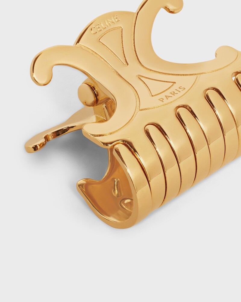 Celine Medium Hair Claw in Zamak - GOLD - SMALL GIFTS - 1 | CELINE
