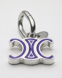 TRIOMPHE CON CHARMS CELINE DE ESMALTE Y LATÓN CON ACABADO RODIADO - MORADO / PLATEADO - CHARMS - 2 | CELINE
