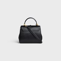 MINI 16 IN Satinated Calfskin - BLACK - MORE LINES - 2 | CELINE