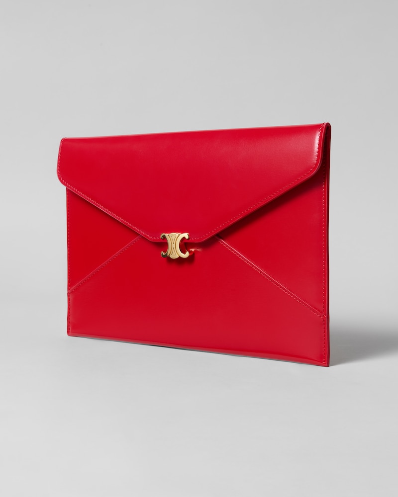ENVELOPE IN SHINY CALFSKIN - CHILI RED - ALL BAGS - 1 | CELINE