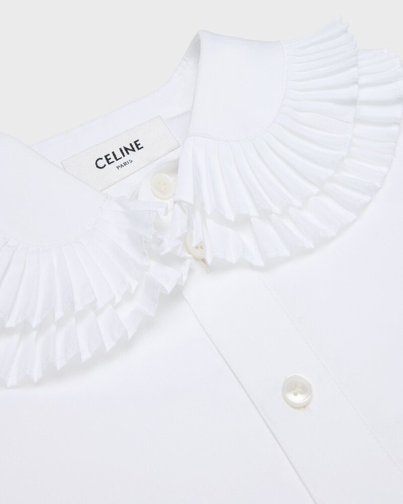 shirt IN COTTON POPLIN - WHITE -  - 1 | CELINE