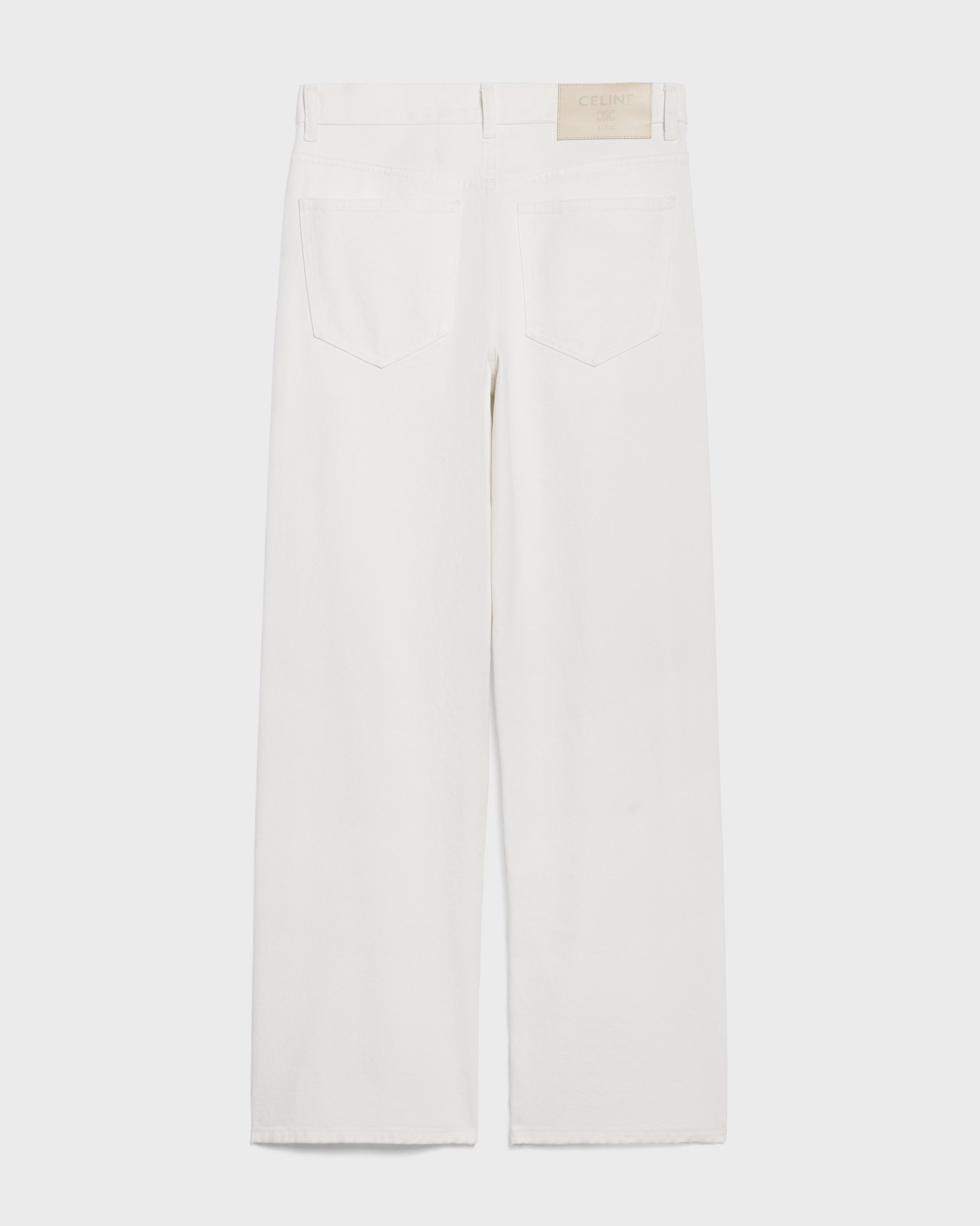 jolene jeans IN heavy cotton twill - SAMMY WHITE | CELINE