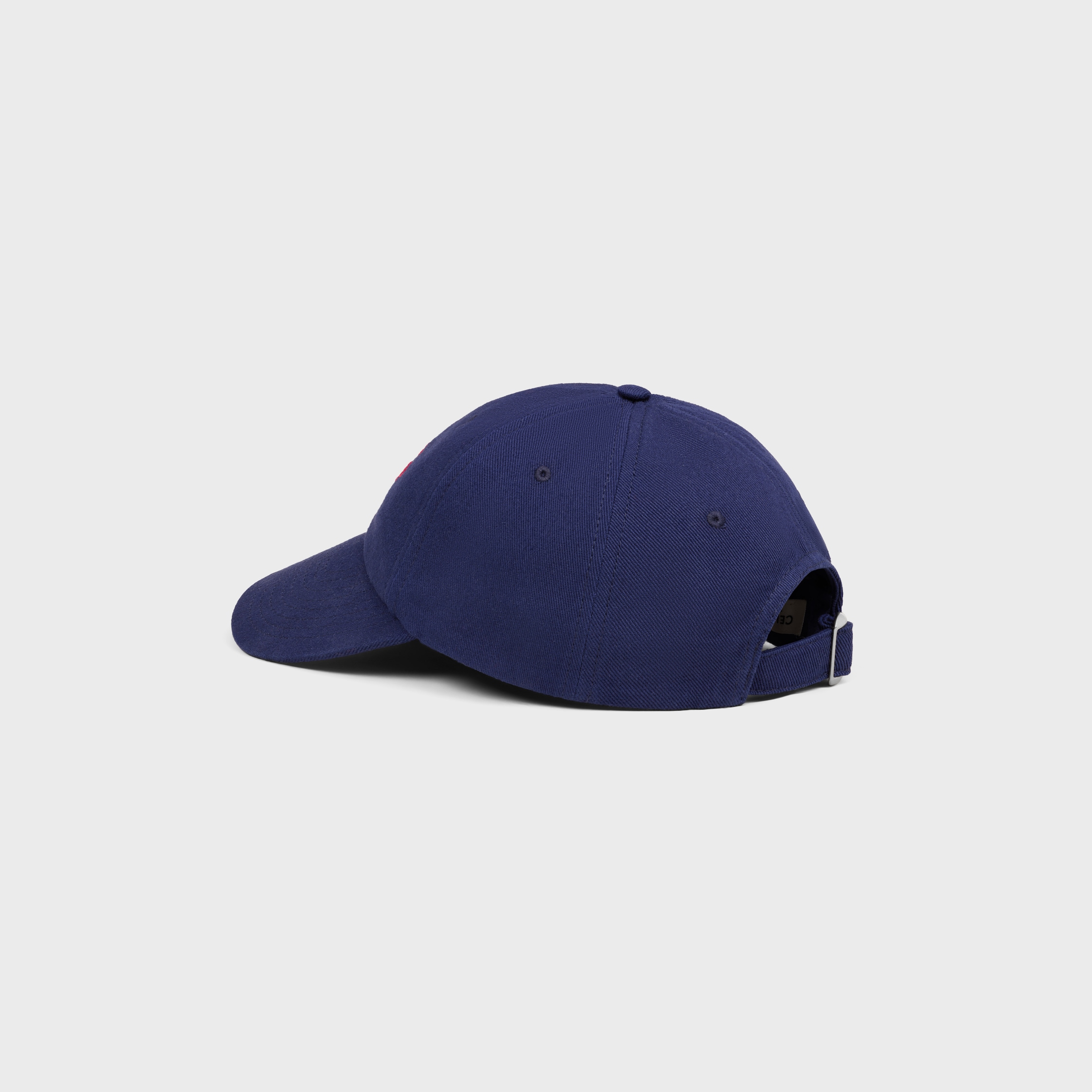 celine richelieu cap IN cotton twill - NAVY | CELINE