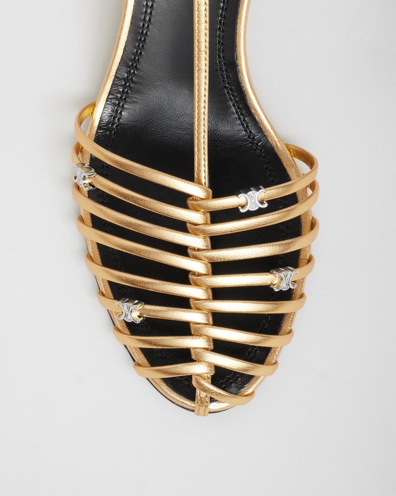CAGE SANDAL - GOLD -  - 1 | CELINE