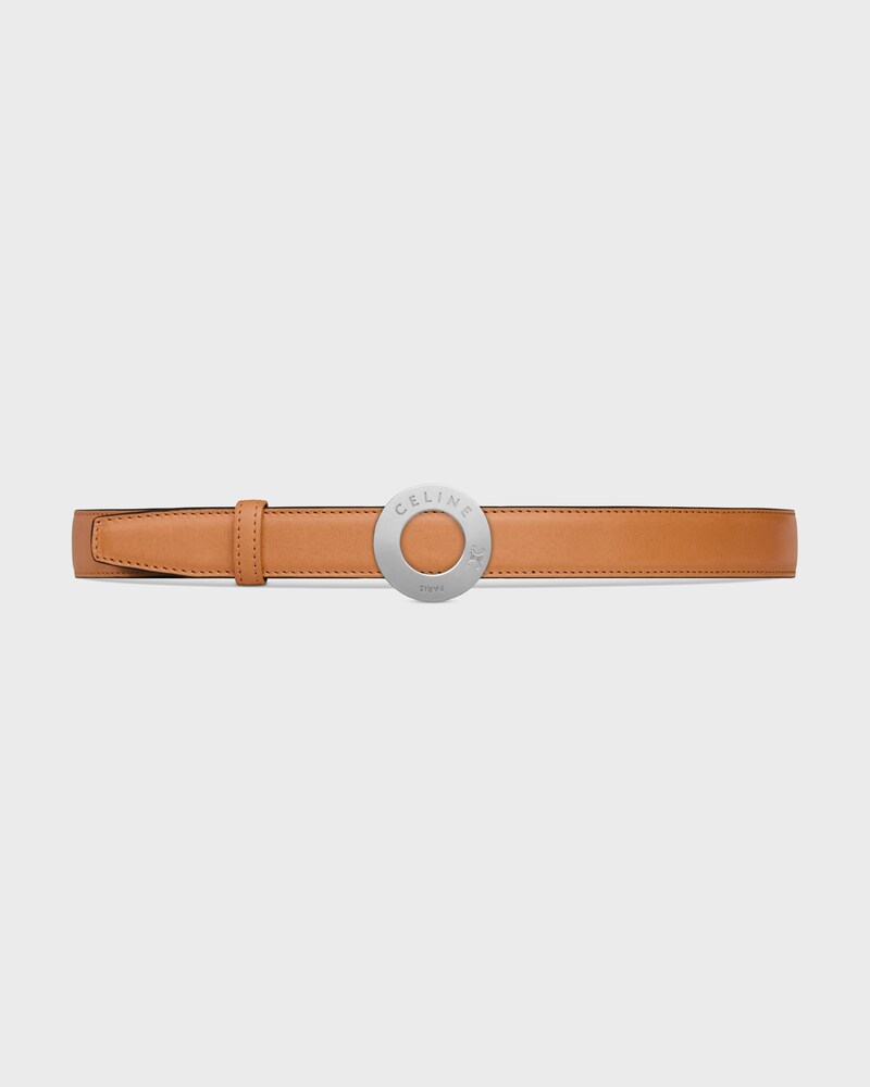 lanière de ceinture réversible 25MM Veau Naturel et toile triomphe -  -  - 1 | CELINE