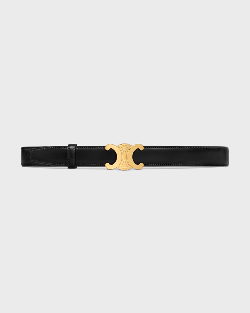 Reversible Strap 25MM IN Taurillon Leather and Triomphe Canvas -  -  - 1 | CELINE