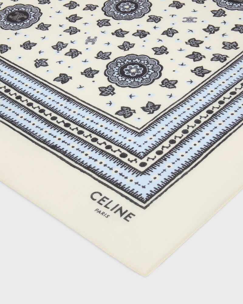 pareo sarong IN cotton - VANILLA/GREY/BLACK -  - 1 | CELINE