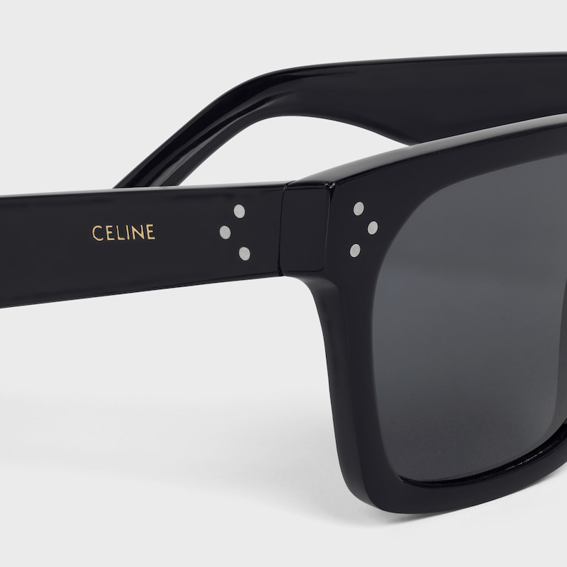 Black Frame 45 Sunglasses in Acetate - BLACK -  - 1 | CELINE
