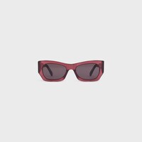 Graphic S333 sunglasses in Acetate - Crystal Red -  - 1 | CELINE