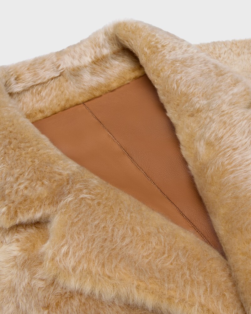 manteau peignoir shearling agneau - BEIGE -  - 1 | CELINE