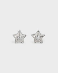 Puces d'Oreilles Etoile Celine en Or Blanc et Diamants - Or blanc - CADEAUX ESSENTIELS - 1 | CELINE