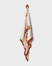 square IN silk twill - IVORY/TAN/BROWN -  - 2 | CELINE