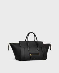 LUGGAGE IN MORBIDA PELLE DI AGNELLO LUCIDA - NERO - LUGGAGE - 2 | CELINE