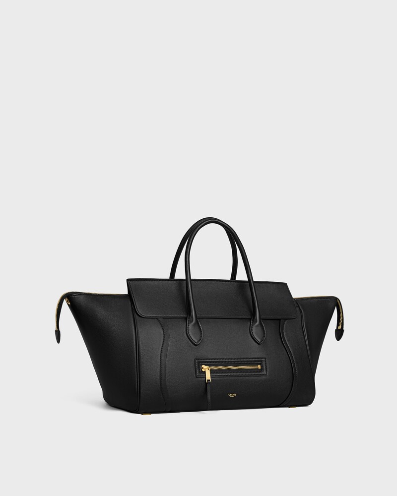 LUGGAGE粒面牛皮革手袋 - 黑色 - LUGGAGE - 1 | CELINE