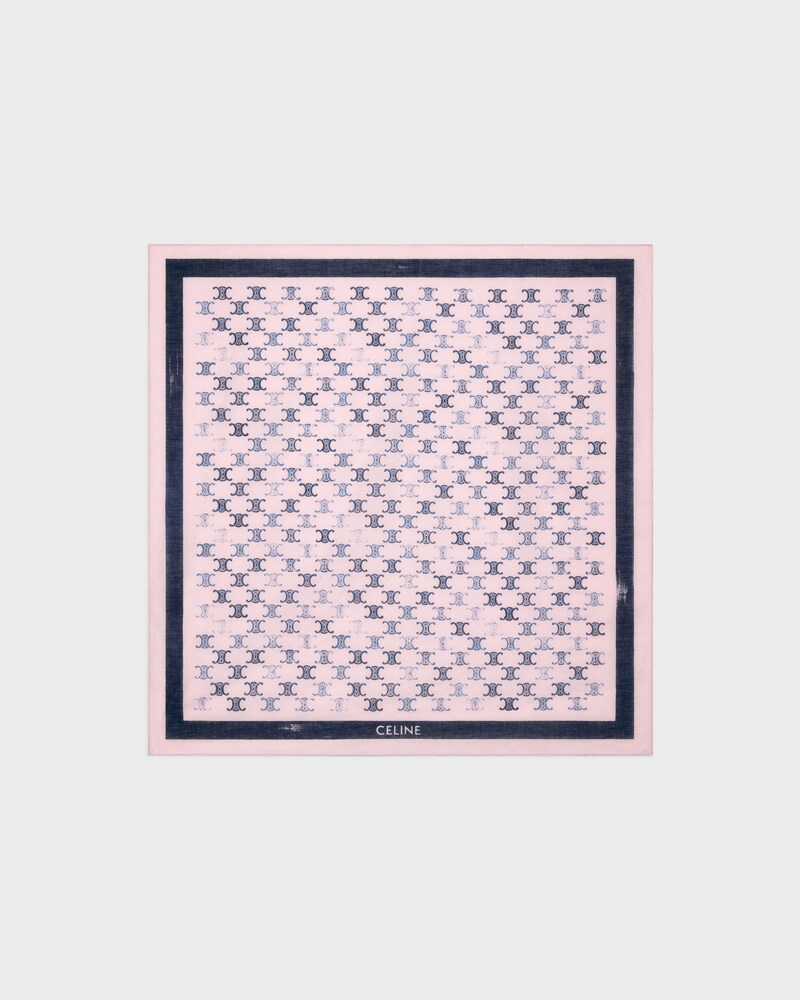 bandana IN cotton - LILAC/BURGUNDY -  - 1 | CELINE