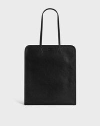 TALL CABAS IN SHINY LAMBSKIN - BLACK - NEW - 1 | CELINE