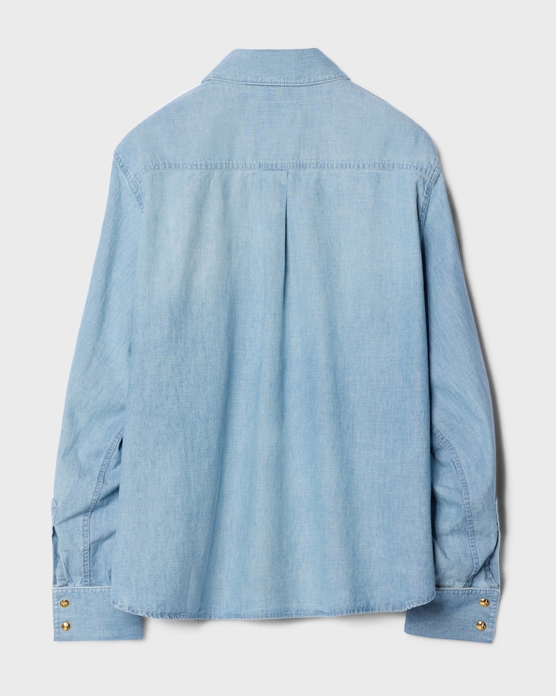 CHEMISE denim coton - FADED CHAMBRAY -  - 1 | CELINE