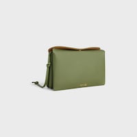 TRIO FLAP IN Smooth Lambskin - LIGHT KHAKI - EVENING - 2 | CELINE