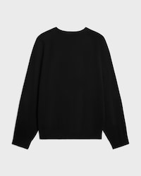 JERSEY CON CUELLO REDONDO DE ALGODÓN - NEGRO -  - 2 | CELINE