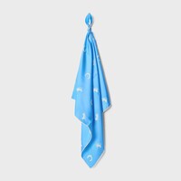 bandana IN silk twill - BABY BLUE/CREAM -  - 2 | CELINE