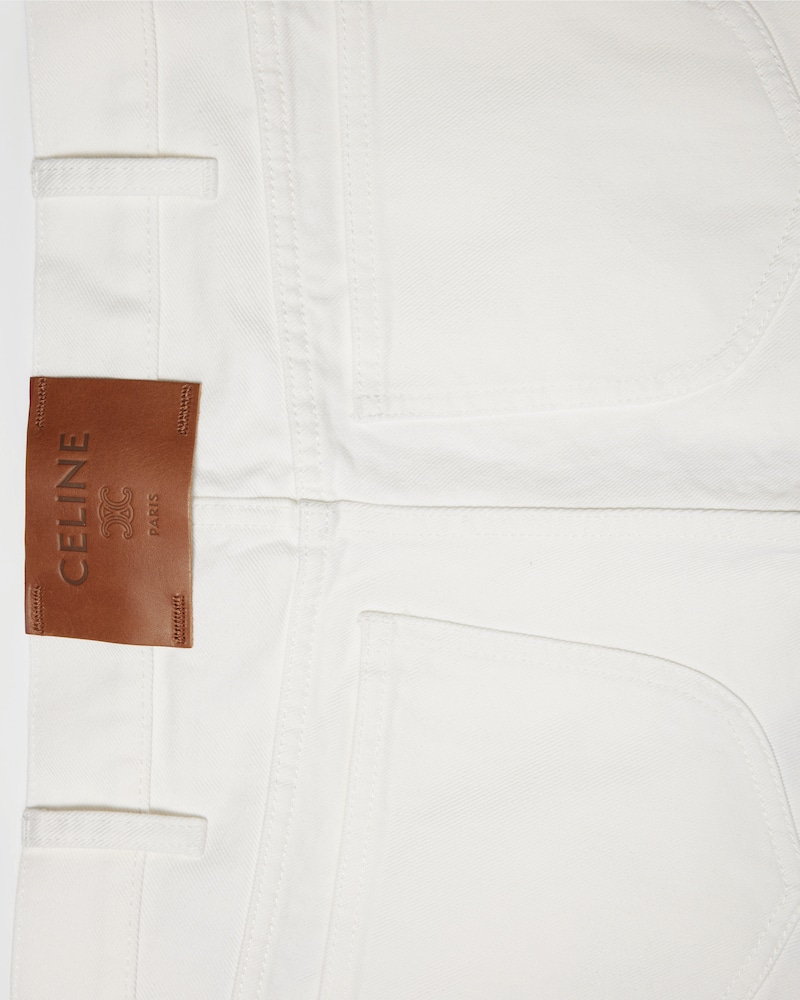 SLIM JEANS 001 IN heavy cotton twill - SAMMY WHITE -  - 1 | CELINE
