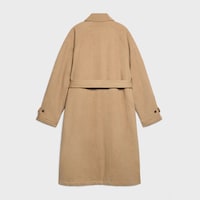 car coat IN heavy cotton twill - LATTE CLEAN STONE WASH -  - 2 | CELINE