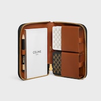 Set Playing Cards in Triomphe Canvas - BLACK / TAN - CELINE MAISON - 1 | CELINE
