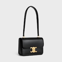 TEEN GARANCE bag IN shiny calfskin - BLACK - EVENING - 2 | CELINE