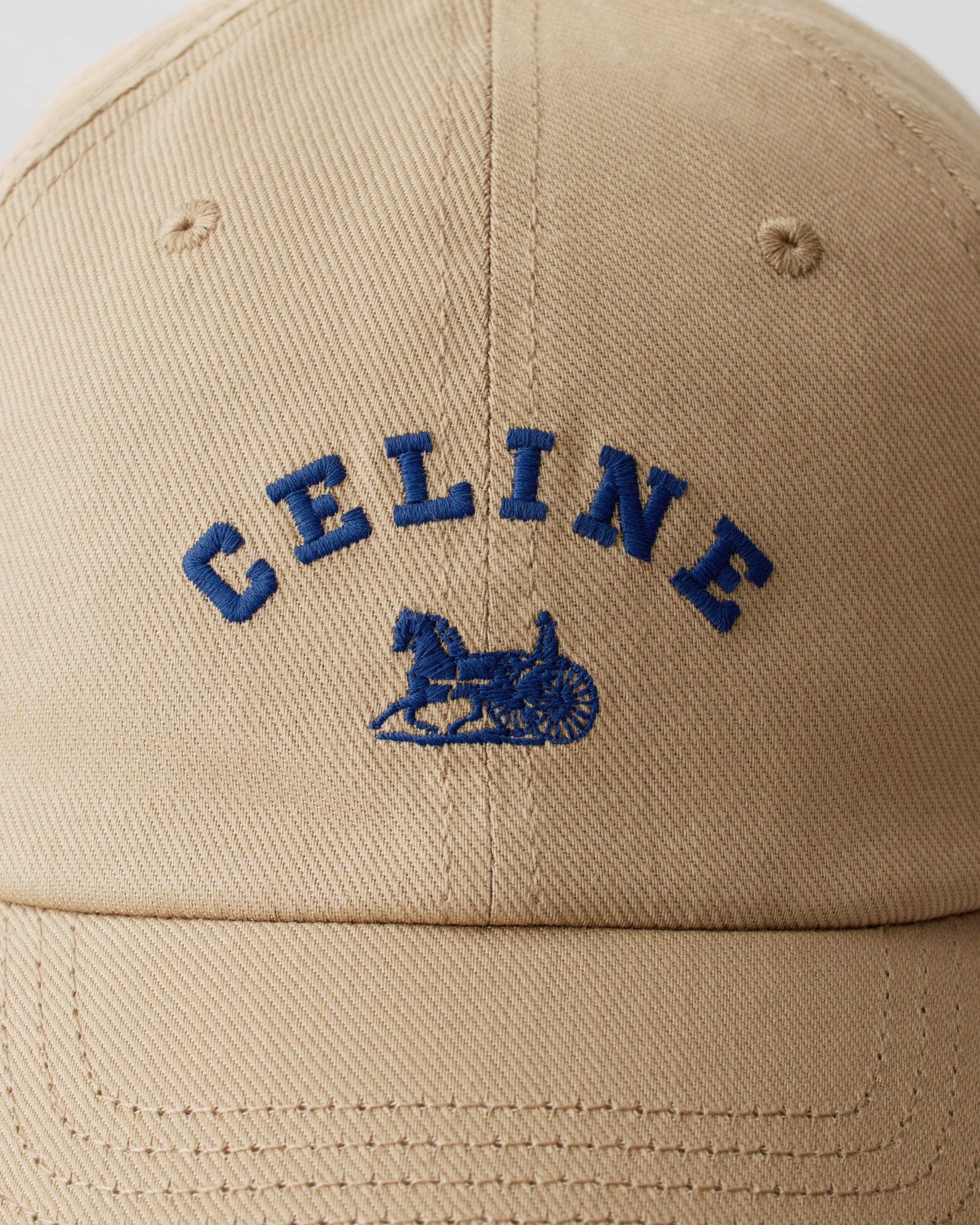 CELINE ブラウン キャスケット M CHARIOT CAP - Sand/Light Brown | CELINE