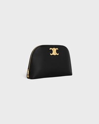 POUCH TRIOMPHE in SHINY CALFSKIN - BLACK - POUCHES - 2 | CELINE
