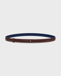 Reversible Strap 18MM IN TAURILLON - CHESTNUT / DEEP NAVY -  - 2 | CELINE
