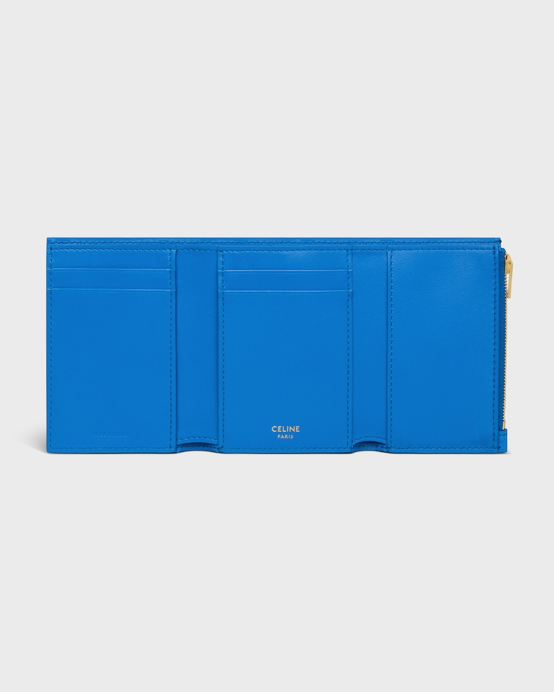 FINE STRAP WALLET NINO IN SUPPLE GRAINED CALFSKIN - ULTRA BLUE - WALLETS - 1 | CELINE