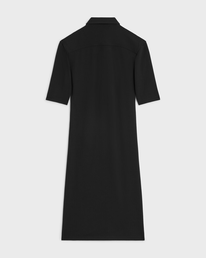 shirt dress IN viscose jersey - BLACK -  - 1 | CELINE