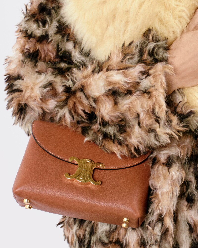 TEEN NINO BAG IN SUPPLE GRAINED CALFSKIN - TAN - NINO - 1 | CELINE