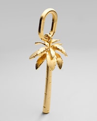 CHARMS DE PALMERA DE LATÓN CON ACABADO DORADO - DORADO - CHARMS - 1 | CELINE