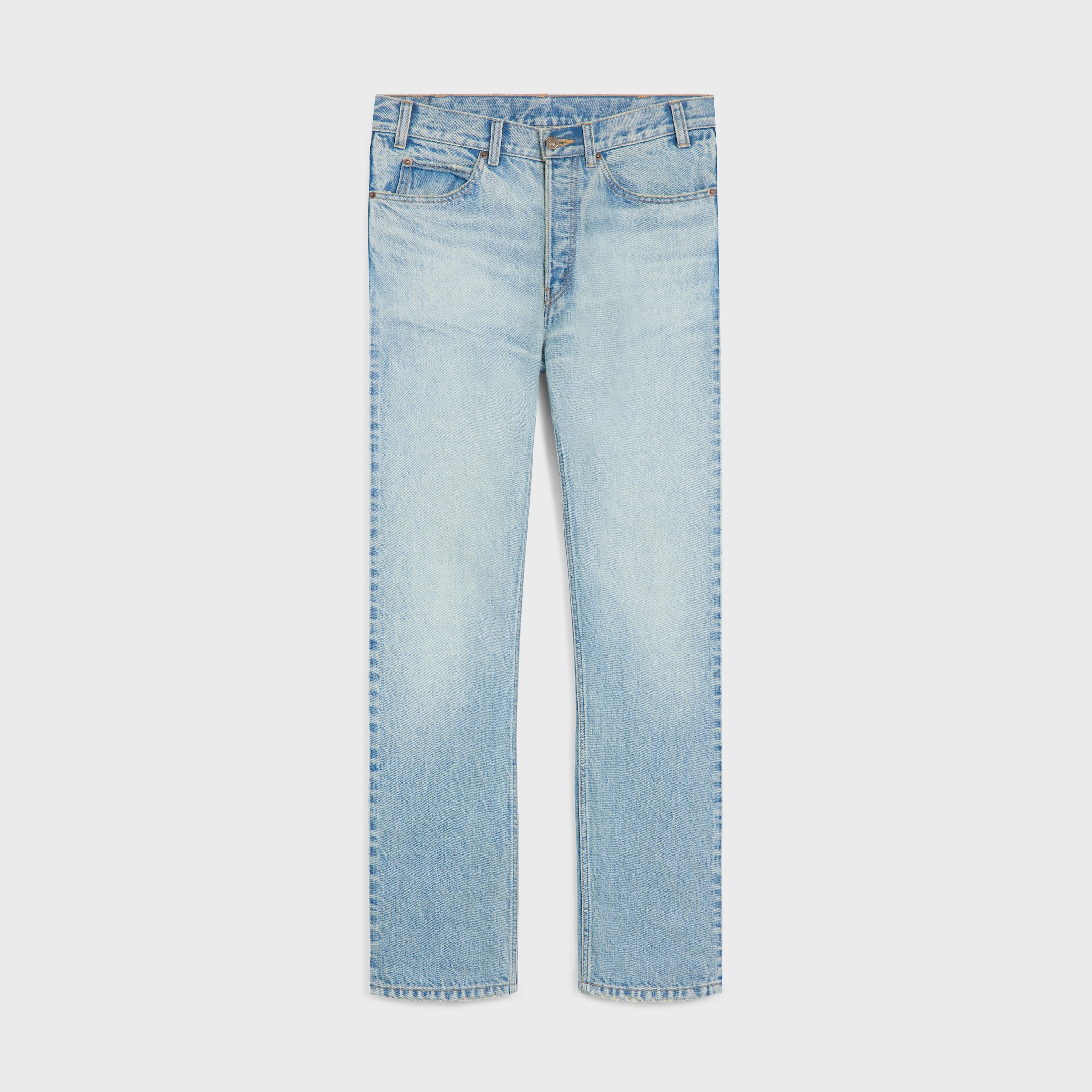 KURT JEANS IN COTTON DENIM - GOLDEN HARMONY | CELINE
