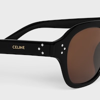 Black Frame 60 sunglasses in Acetate - BLACK -  - 2 | CELINE