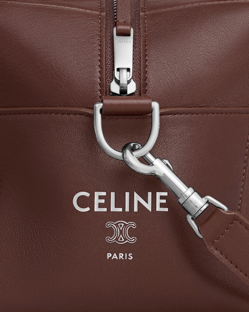 BOLSA TRANSVERSAL TAKE AWAY EM PELE DE BEZERRO LISA - CHESTNUT - BOLSAS TRANSVERSAIS - 1 | CELINE