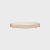 Reversible Strap 25MM IN TAURILLON - DEEP IVORY / WHITE COTTON -  - 1 | CELINE
