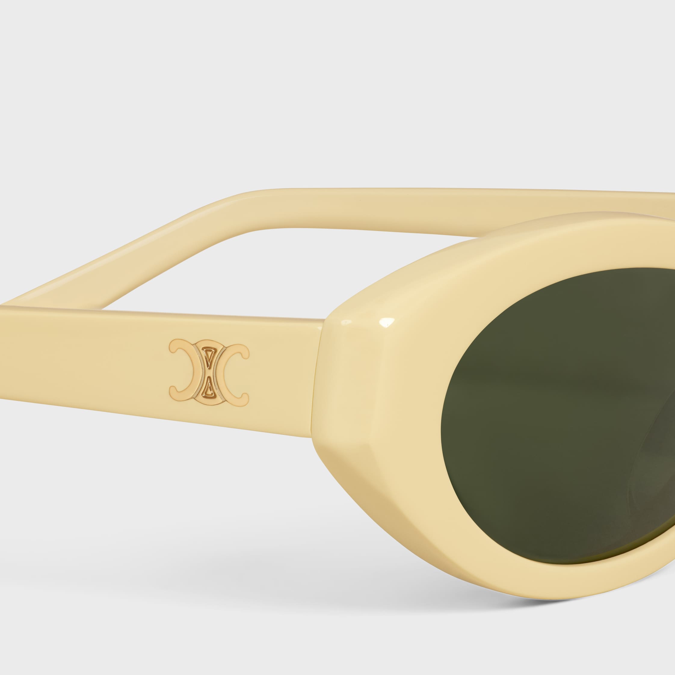 Triomphe Mini 02 sunglasses in Acetate - VANILLA | CELINE