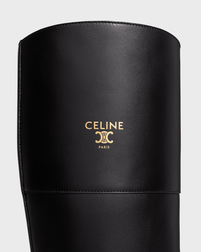 MARGARET HIGH BOOT IN Calfskin - BLACK -  - 1 | CELINE