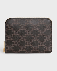 Set Playing Cards in Triomphe Canvas - BLACK / TAN - CELINE MAISON - 2 | CELINE
