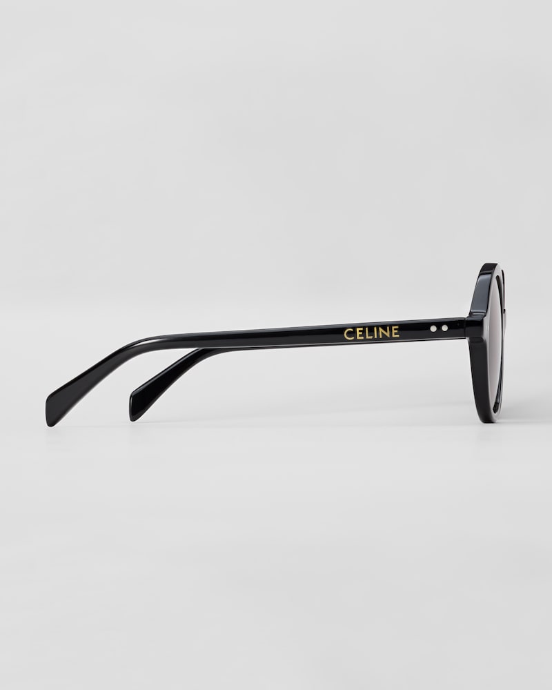 Lunettes de soleil Circle en Ac&eacute;tate - Noir -  - 1 | CELINE