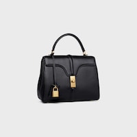 Small 16 Bag IN Satinated Calfskin - BLACK - GIFT FINDER - 2 | CELINE