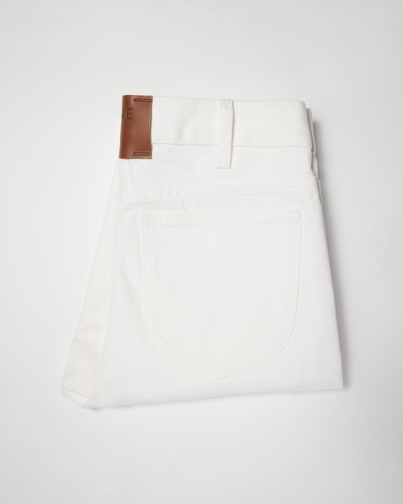 SLIM JEANS 001 IN heavy cotton twill - SAMMY WHITE -  - 1 | CELINE