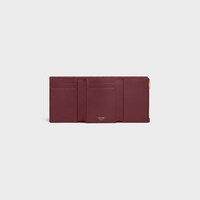 FINE STRAP WALLET NINO IN SUPPLE GRAINED CALFSKIN - SYRAH - NEW - 2 | CELINE
