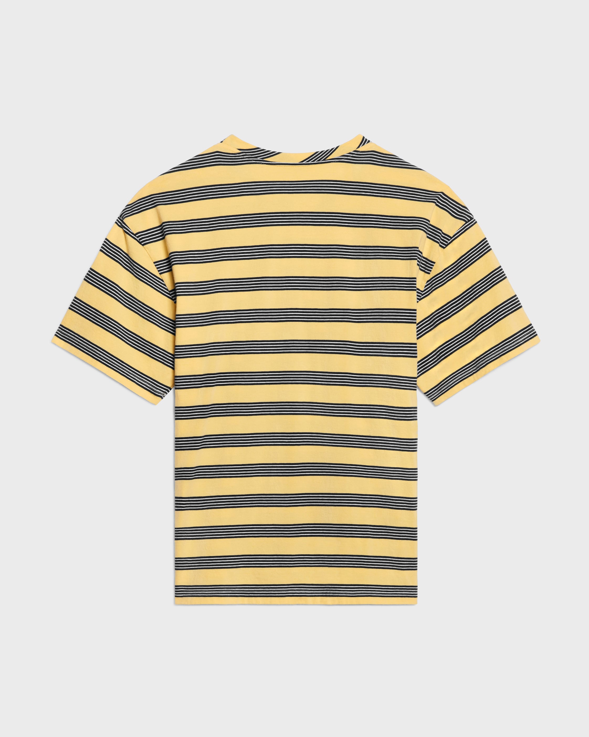 t-shirt IN STRIPED COTTON JERSEY - VINTAGE YELLOW/BLACK/OFF WHITE