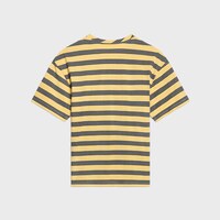 t-shirt IN STRIPED COTTON JERSEY - VINTAGE YELLOW/BLACK/OFF WHITE -  - 2 | CELINE